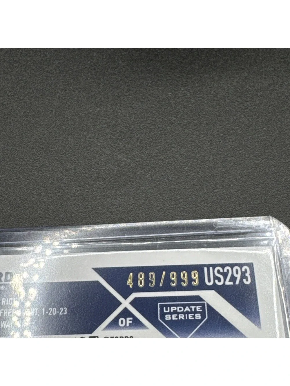 2023 Topps Update Wynton Bernard Blue Foil RC #US293 Serial Numbered 489/999